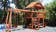 Photo of a Playground with Rubber Bark